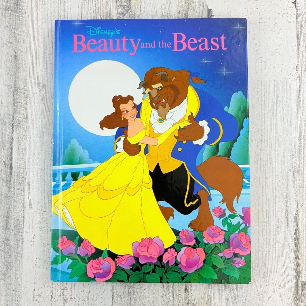 Vtg 1991 Disney Classic Series Beauty and the Beast Hardcover Book Penguin Books